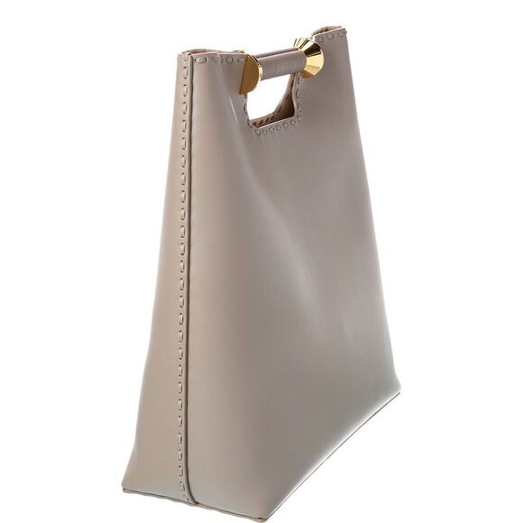 Alaïa Bobine Leather Tote, Grey - Picture 3 of 4